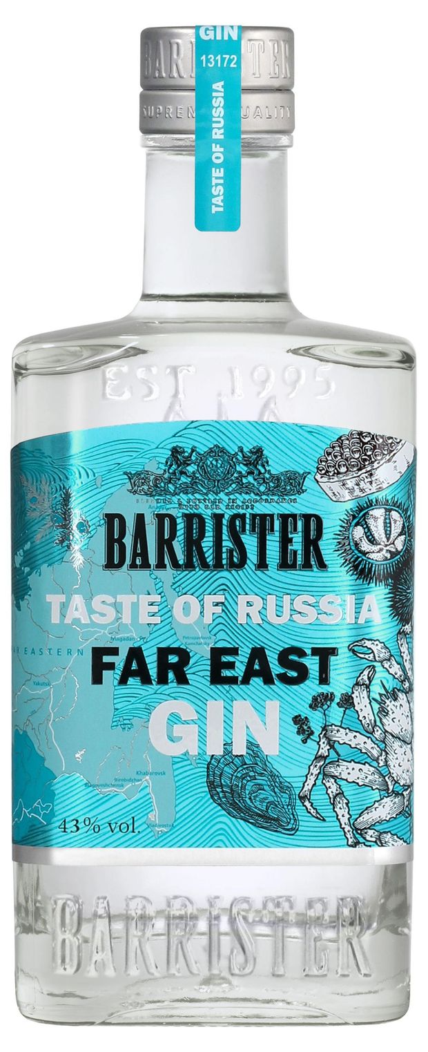 Джин Barrister Taste of Russia Россия, 0,7 л