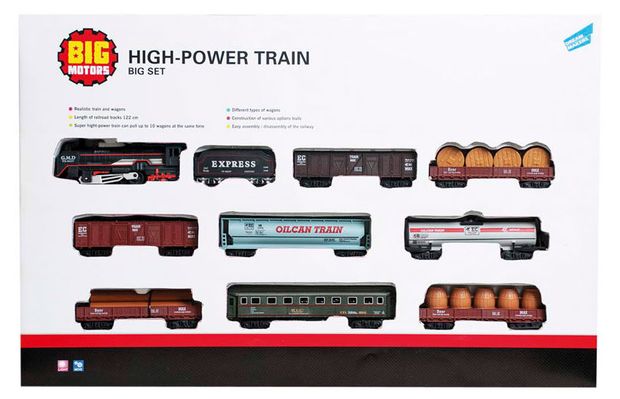 Набор игровой Big Motors Железная дорога с 9 вагонами 2452₽