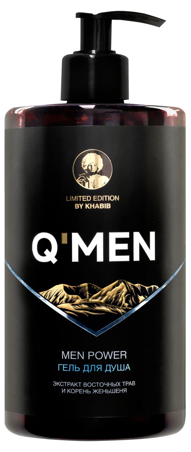 Гель для душа QMEN Men Power с экстрактом восточных трав, 640 мл