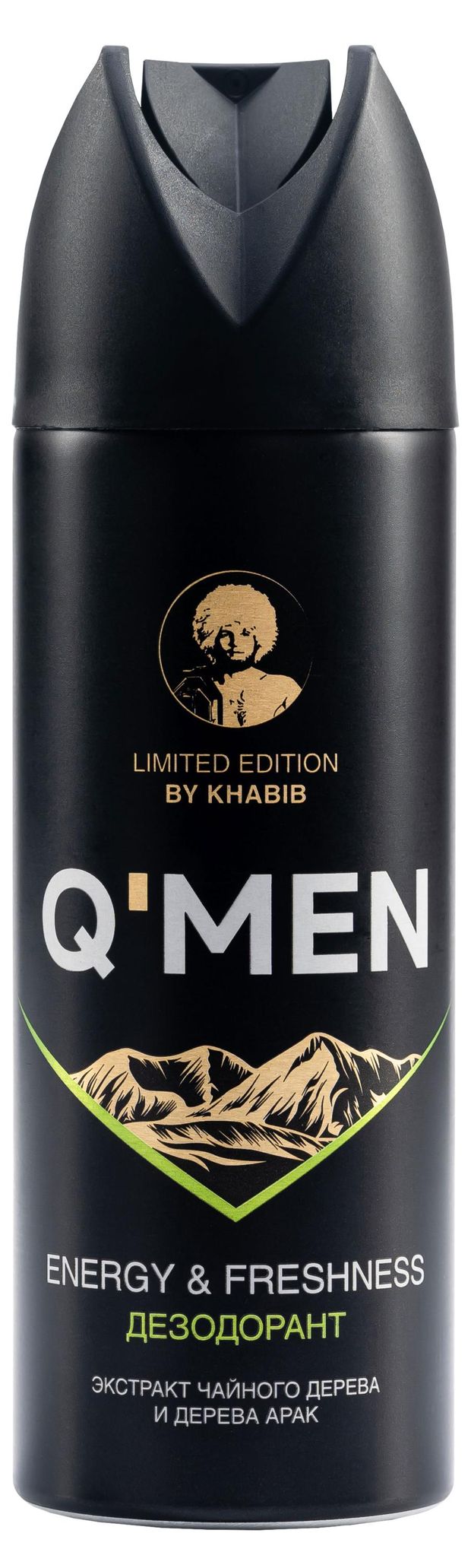 Дезодорант QMEN Энергия и свежесть с экстрактом чайного дерева, 200 мл