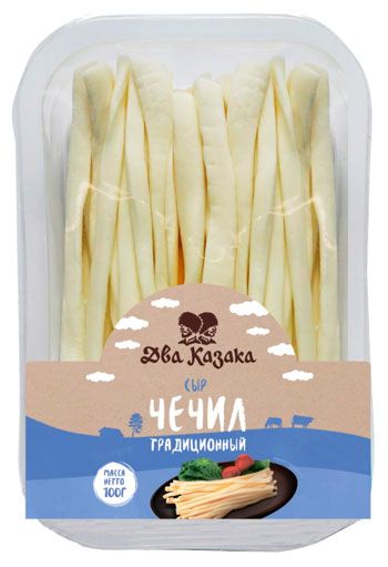 Сыр рассольный Чечил Два Казака Традиционный 45% БЗМЖ, 100 г