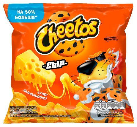 Снеки кукурузные Cheetos Сыр 130 г 140₽
