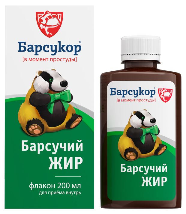 Аптека  Ашан Барсучий жир Барсукор, 200 мл