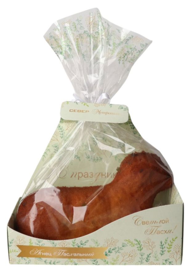 Кулич пасхальный Север-Метрополь Кекс Агнец 410 г 600₽