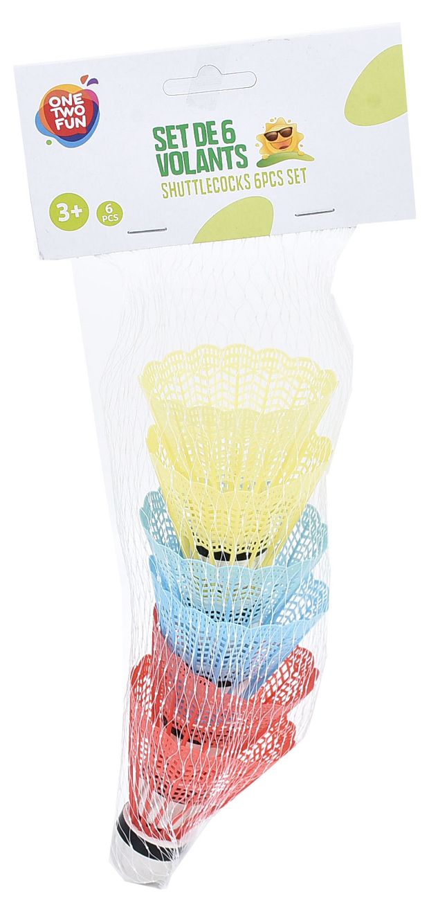 Набор воланов ONE TWO FUN, 6 шт