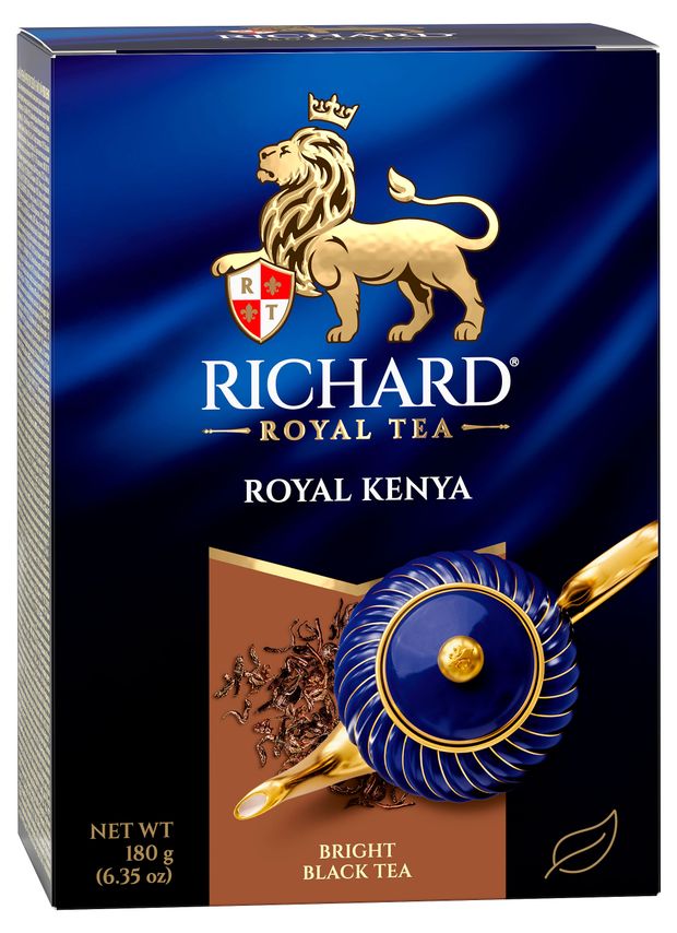 Чай черный RICHARD Royal Kenya крупнолистовой 180 г 270₽
