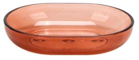 Мыльница Actuel коричневая, 12,3x9,4x2,5 см