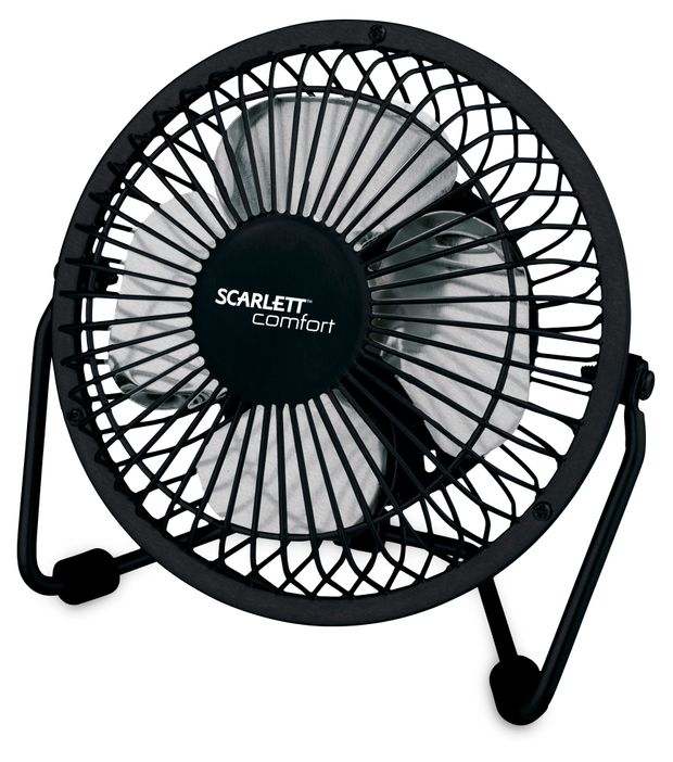 Вентилятор настольный Scarlett SC-DF111S95 USB черный