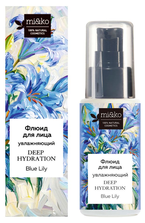 Флюид для лица mi&ko Lily увлажняющий, 30 мл