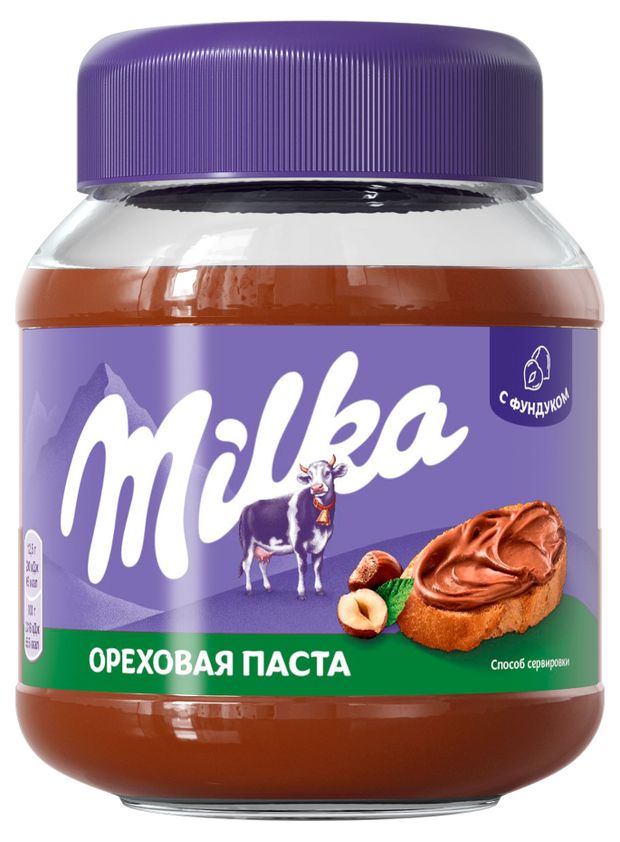 Паста ореховая Milka с добавлением какао, 350 г