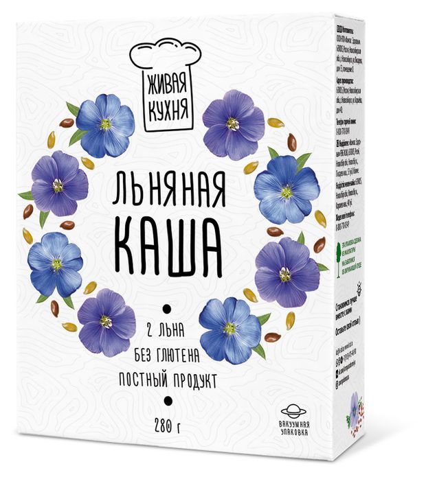 Каша льняная Живая кухня, 280 г