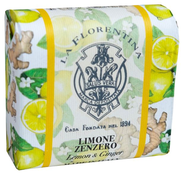 Мыло La Florentina лимон имбирь 106 г 195₽