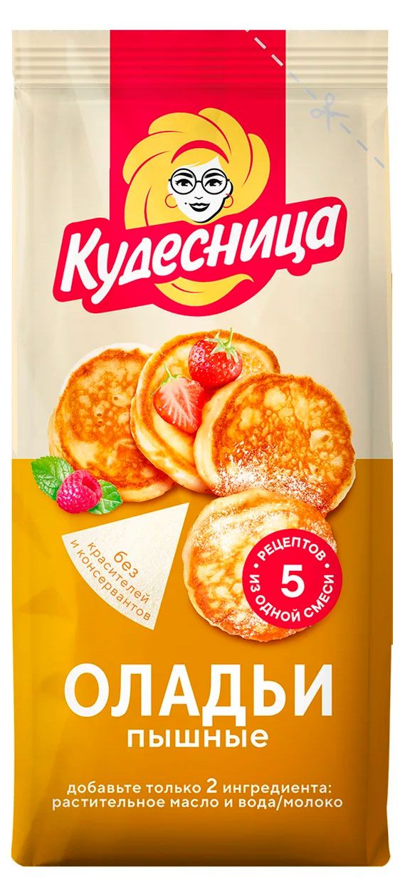 Смесь для выпечки Аладушкин Оладьи пышные, 400 г