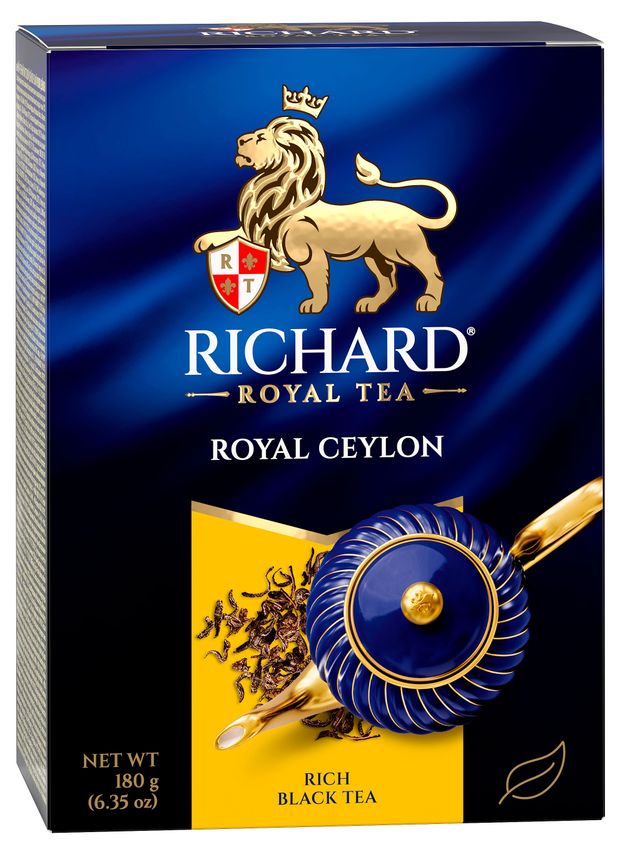 Чай черный Richard Royal Ceylon листовой, 180 г
