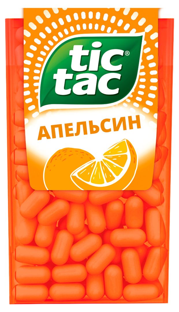 Драже освежающее Tic Tac Апельсин Ирландия, 49 г