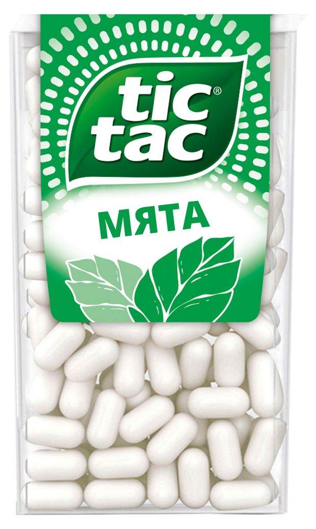 Драже освежающее Tic Tac Мята Ирландия, 49 г