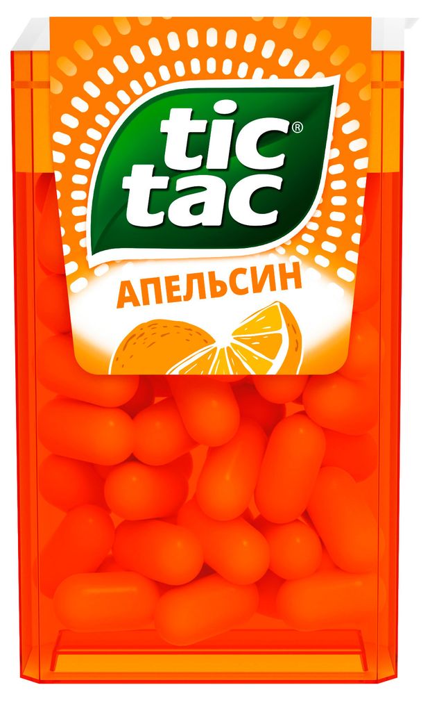 Драже освежающее Tic Tac Апельсин Ирландия, 16 г