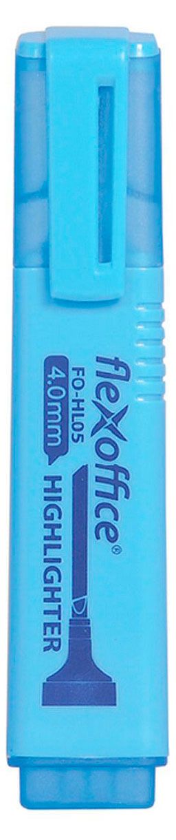 Текстовыделитель Flexoffice голубой 4 мм 1 шт 55₽