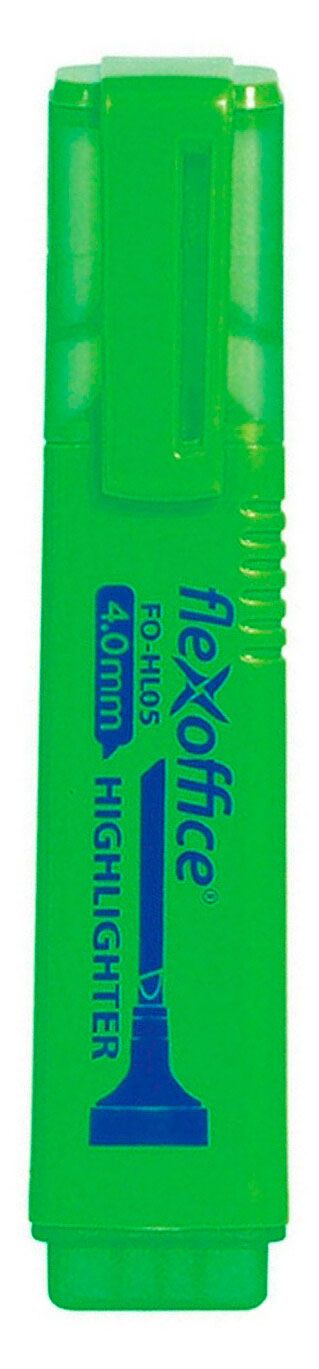 Текстовыделитель Flexoffice зеленый 4 мм 1 шт 55₽