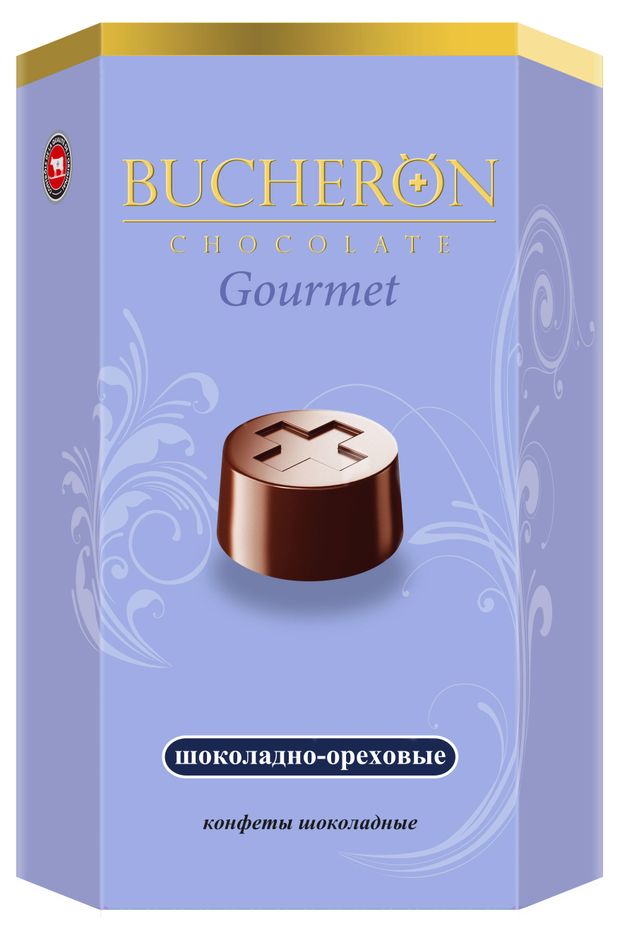Конфеты шоколадные BUCHERON Gourmet шоколадно-ореховые, 130 г