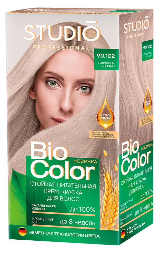 Крем-краска для волос Biocolor Стойкая 90.102 Платиновый блондин