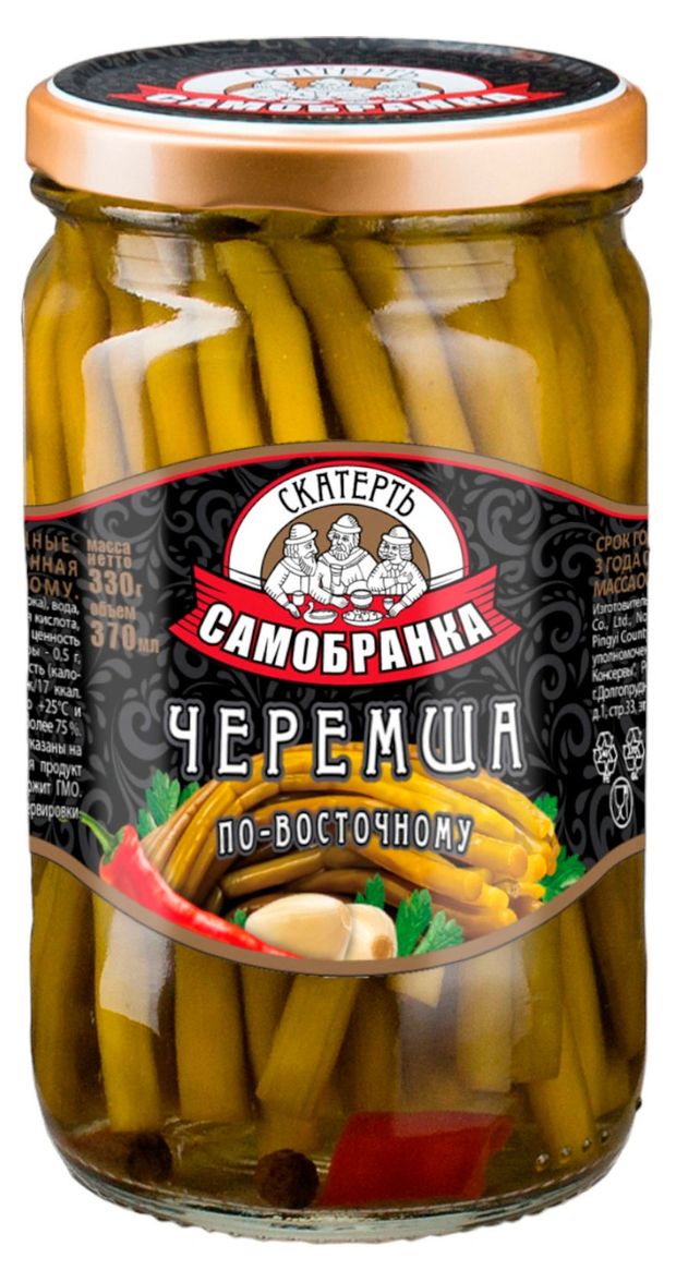 Черемша Скатерть-Самобранка маринованная по-восточному 370 г