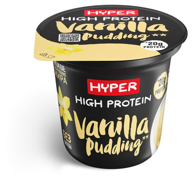 Пудинг Hyper High Protein со вкусом ванили 1,5% БЗМЖ, 200 г