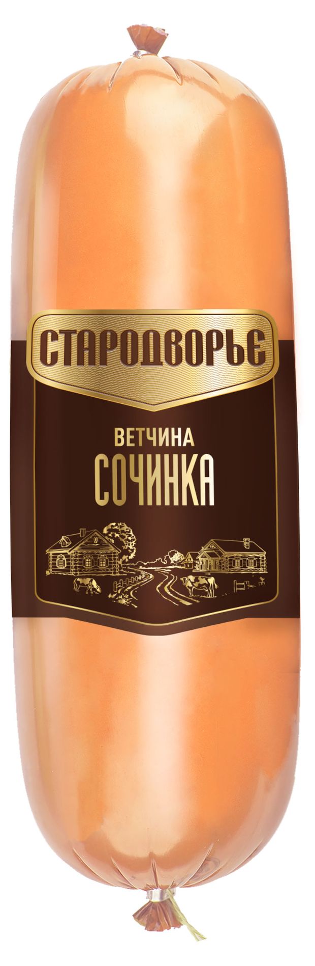 Ветчина Стародворье Сочинка с сочным окороком, ~ 1,35 кг