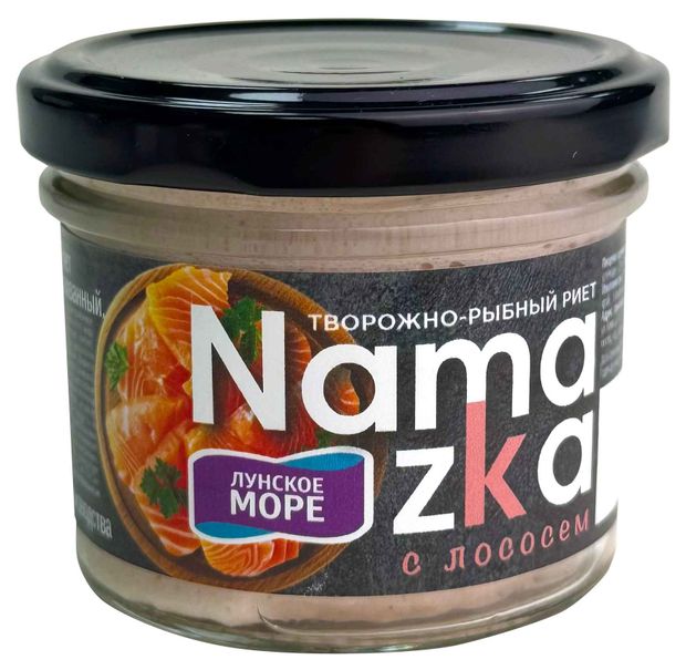 Риет лососевый Лунское море творожный, 100 г