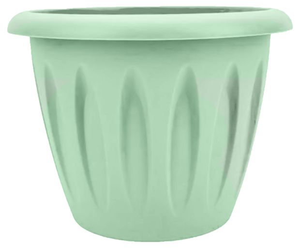 Кашпо Каждый день пластиковое фисташковое 14 см, 1 л