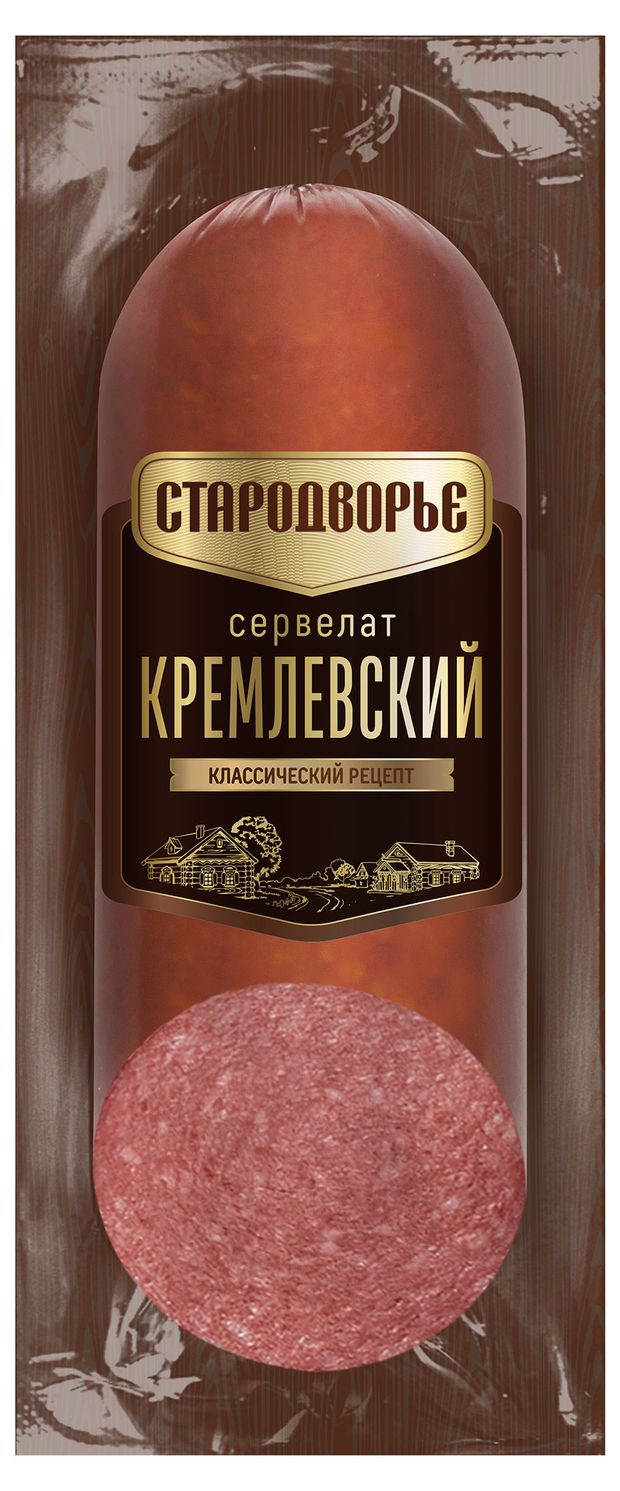 Сервелат варено-копченый Стародворье Кремлевский 350 г 175₽