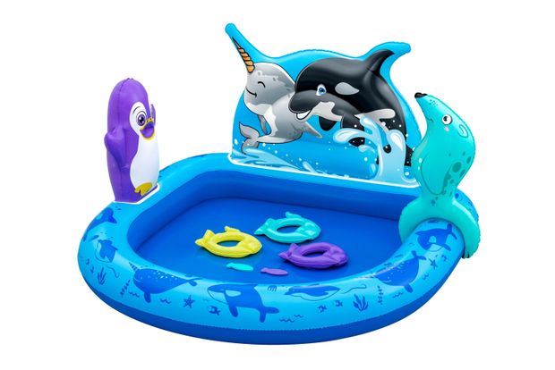 Игровой центр надувной детский BESTWAY Polar Pals, 134x131x73 см