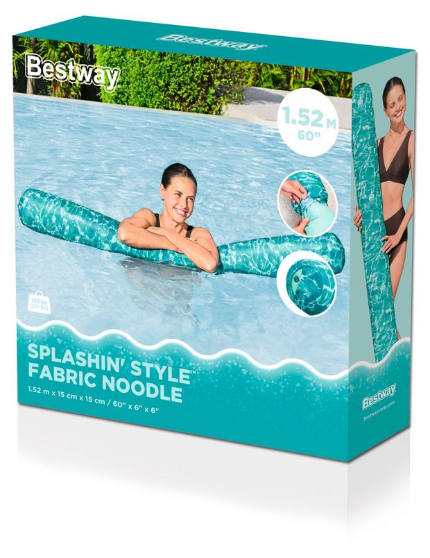 Нудл для плавания BESTWAY Splashin Style с чехлом 152x15 см в ассортименте 840₽
