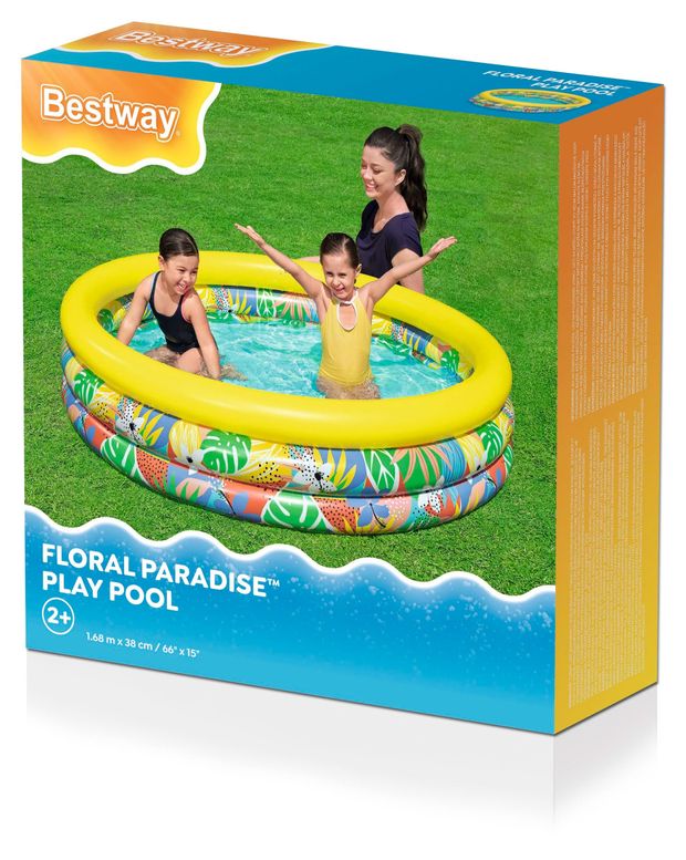 Бассейн детский BESTWAY Floral Paradise 168х38 см 1400₽