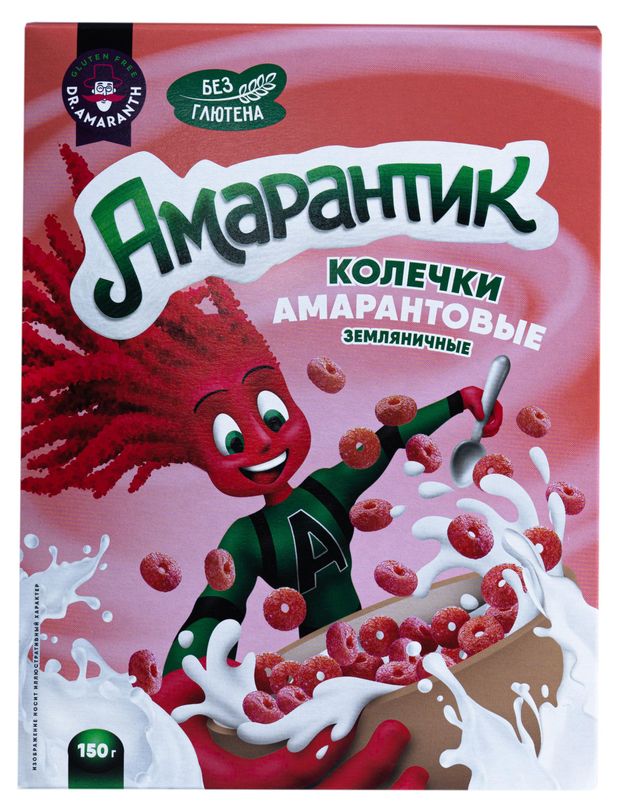 Колечки амарантовые Di &amp;Di Dr. Amaranth земляничные, 150 г