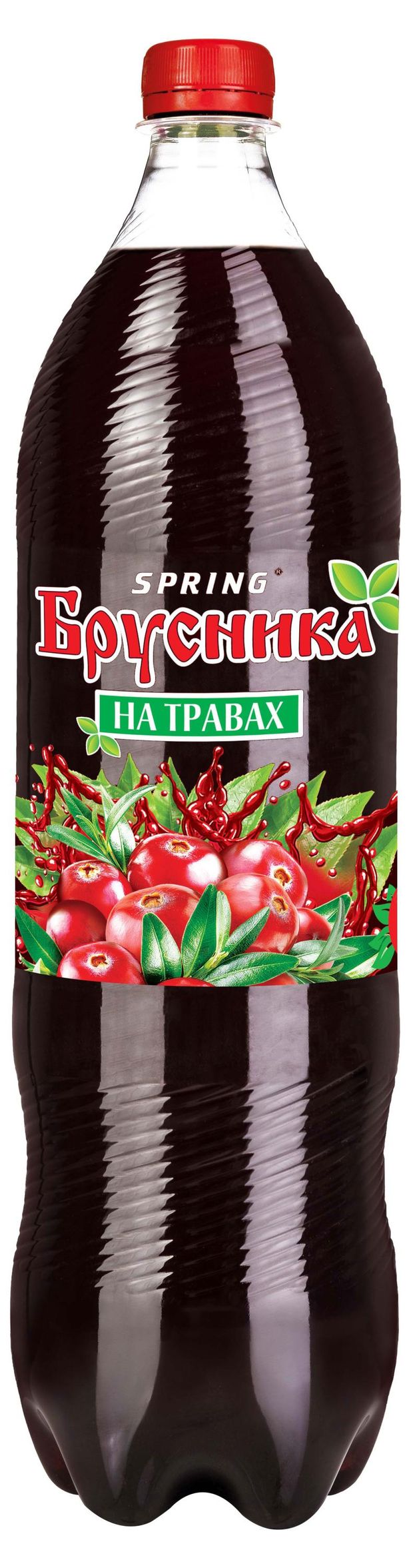 Напиток газированный Spring со вкусом брусники, 1,5 л