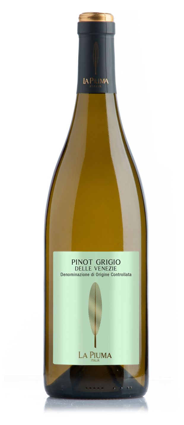 Вино La Piuma Pinot Grigio белое полусухое Италия, 0,75 л