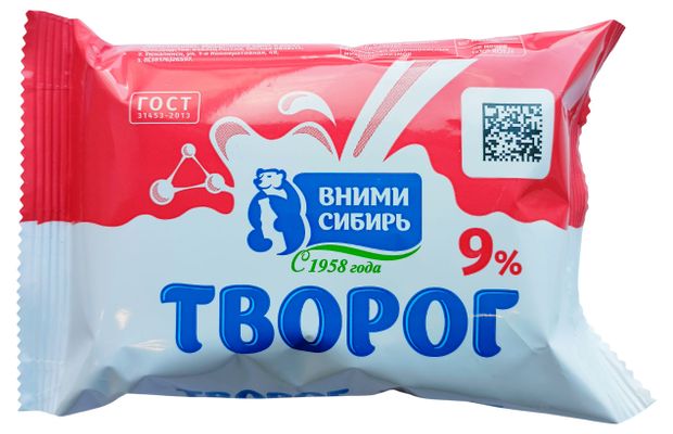 Творог ВНИМИ-Сибирь 9%, 200 г