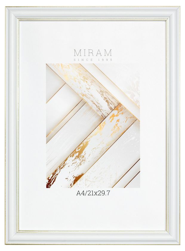 Фоторамка Мирам А4 белая 21х297 см 460₽