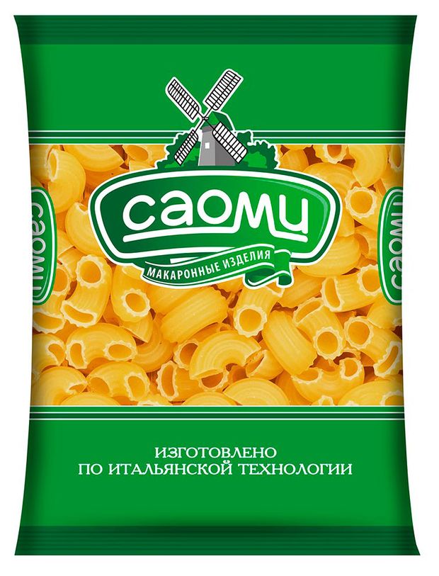 Макаронные изделия Саоми Рожки 8, 900 г