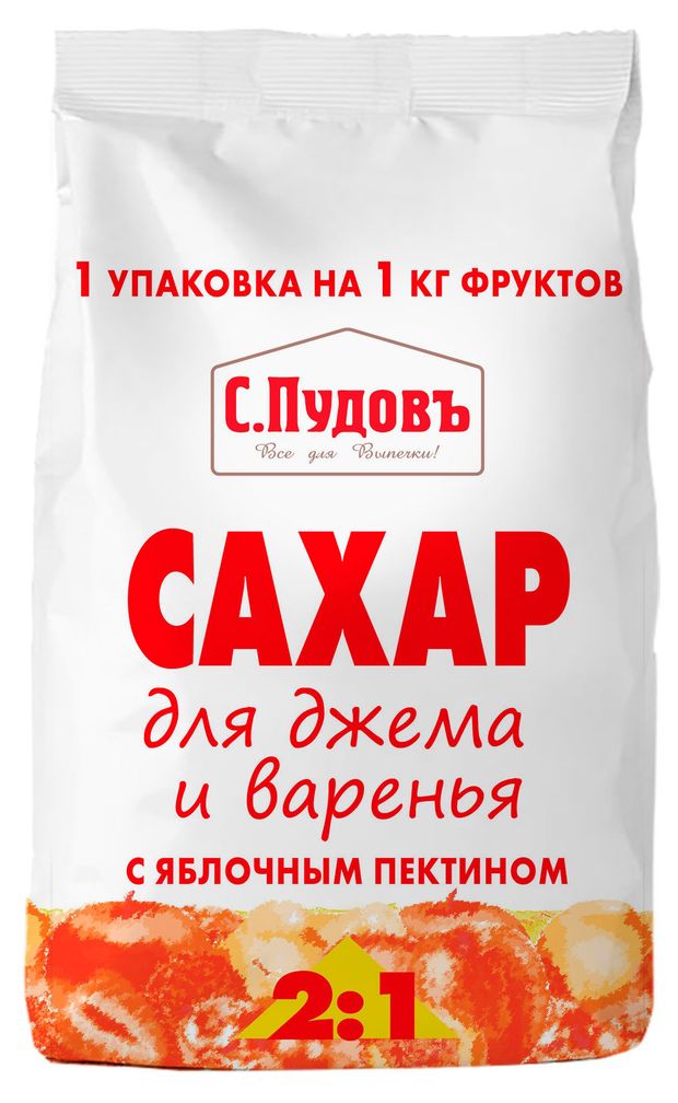 Сахар для джема СПудовъ 2 к 1 500 г 480₽