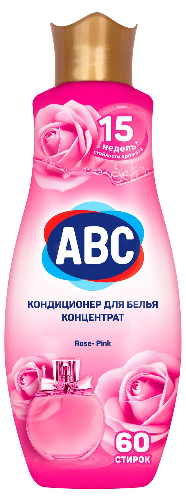 Кондиционер для белья АВС Романтичная роза концентрат, 1,44 л (60 стирок)