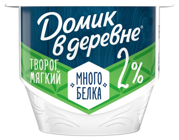 Творог мягкий Домик в деревне 2% БЗМЖ, 150 г