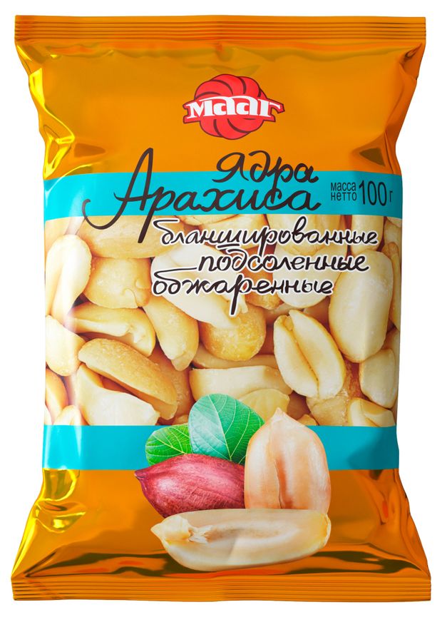 Арахис МААГ обжаренный с солью 50 г 40₽