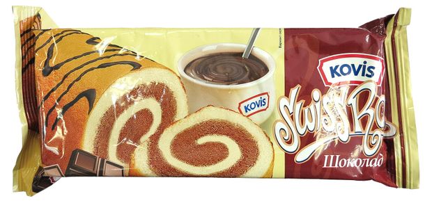 Рулет бисквитный Kovis Шоколадный, 175 г