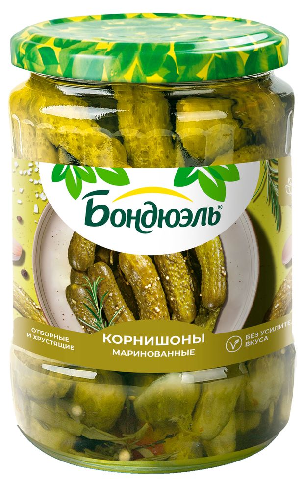 Огурцы маринованные Бондюэль 540 г 332₽