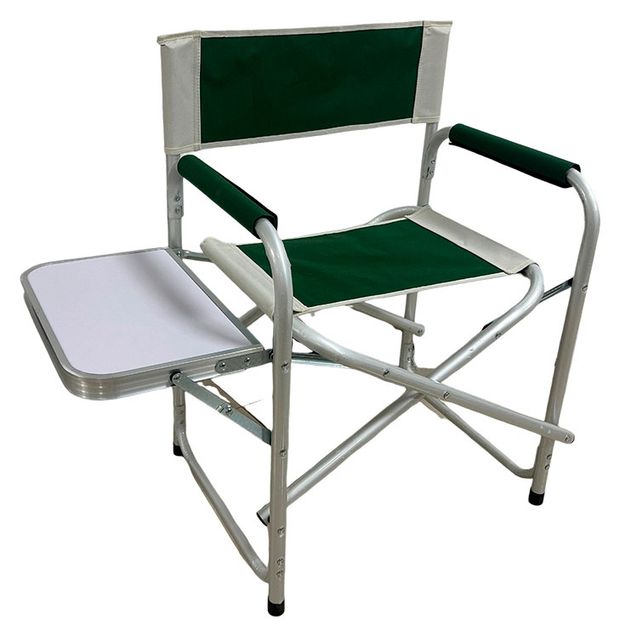 Кресло садовое складное туристическое с подлокотниками и столиком, 80х47х78 см