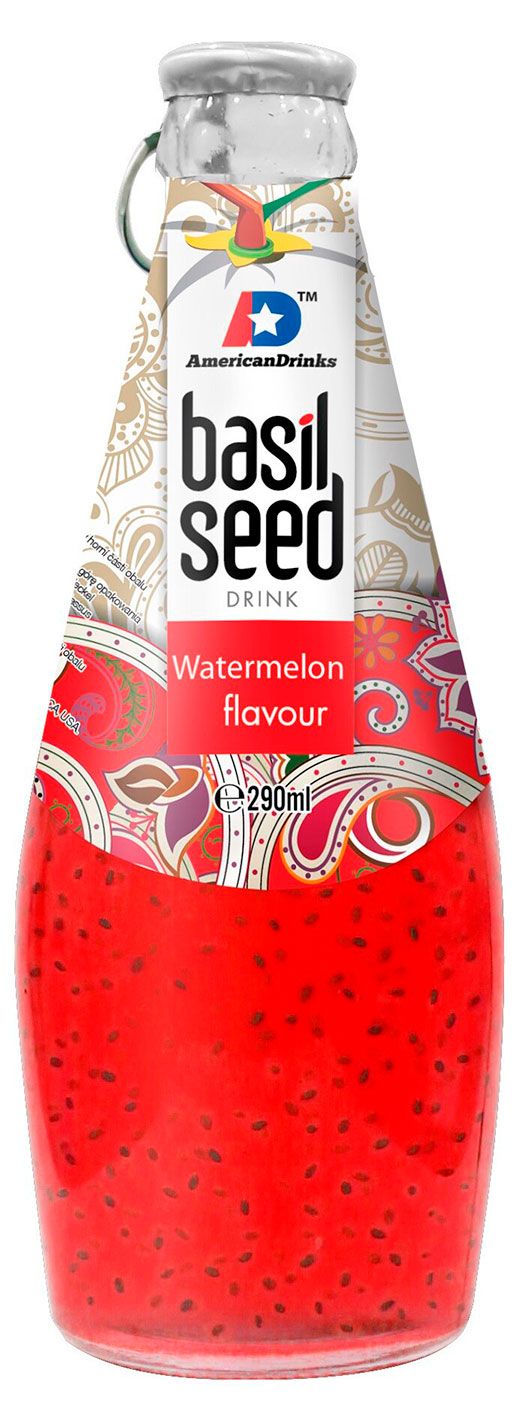 Напиток сокосодержащий Basil Seed Арбузный взрыв, 290 мл