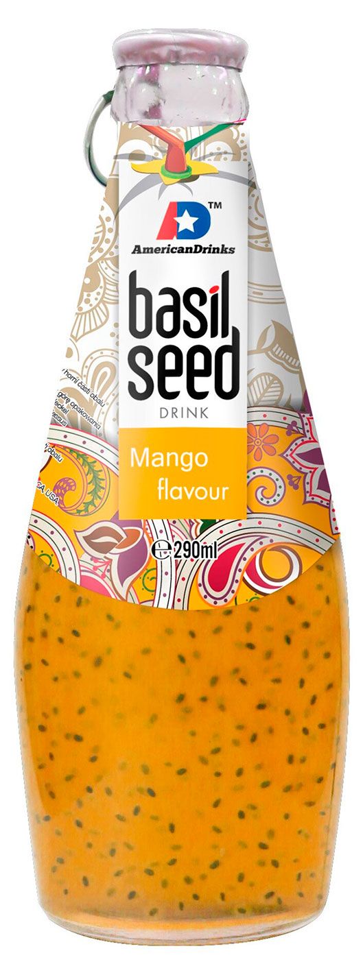 Напиток сокосодержащий Basil Seed Пряное манго, 290 мл