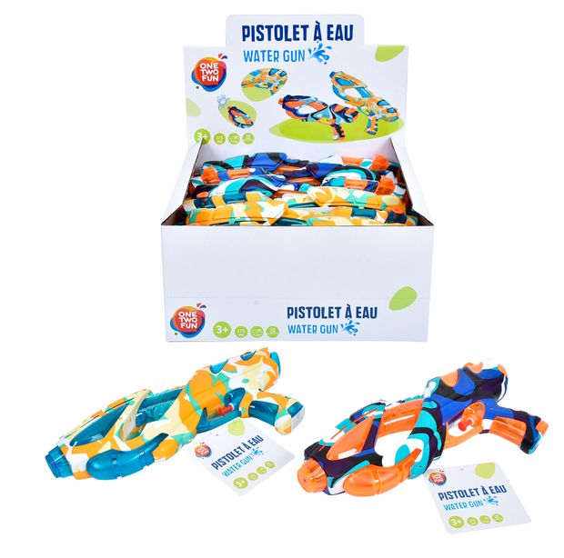 Пистолет водяной ONE TWO FUN 22 см 1 шт в ассортименте 450₽